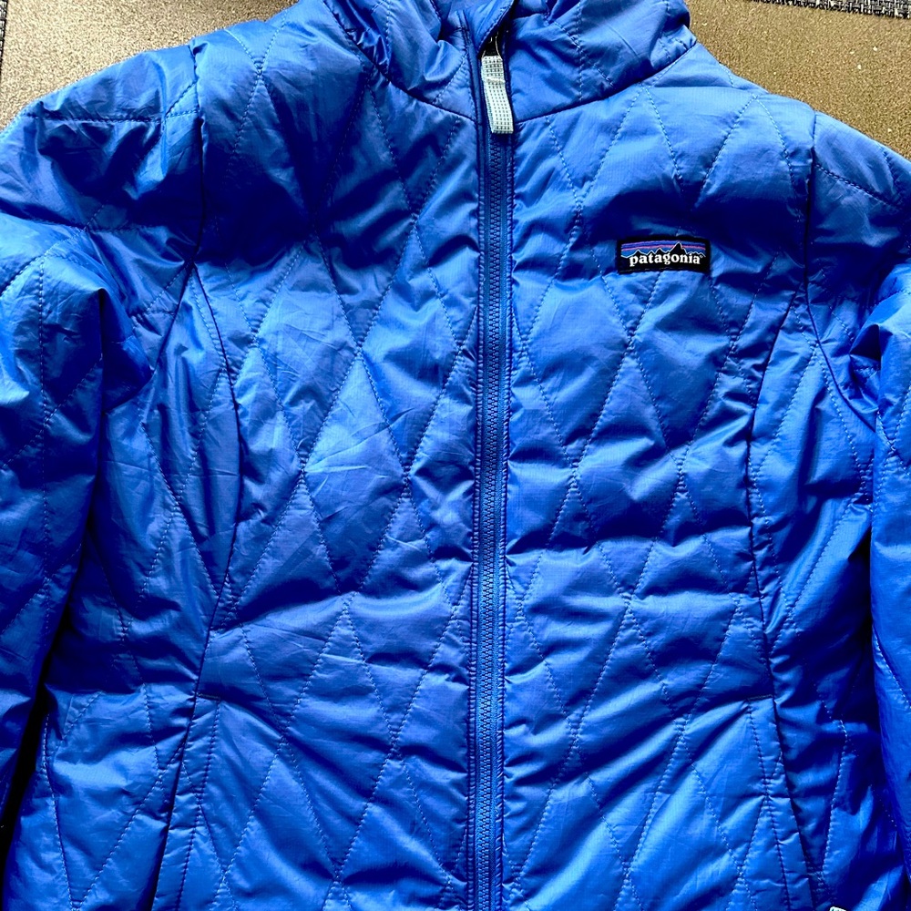 Patagonia Kids Blue Quilted Jacket